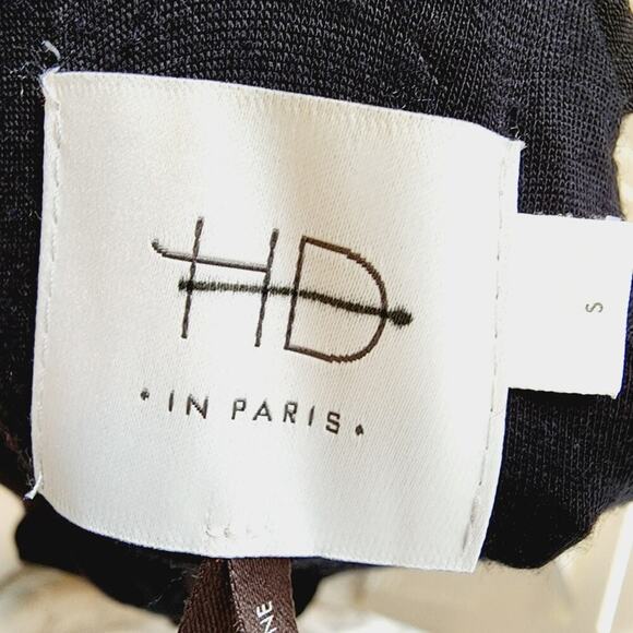 HD IN PARIS BLACK MAXI ROMPER WITH TIE BACK SIZE SMALL - Picture 2 of 8